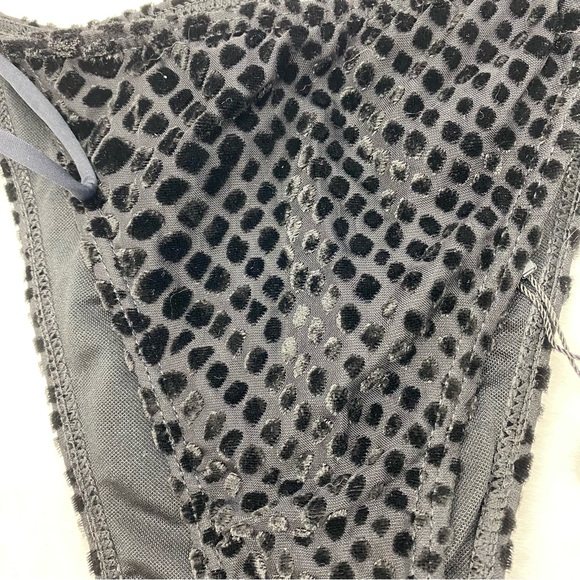 NWT Pretty Little Thing Black Devore Bikini Bottoms - Picture 7 of 10